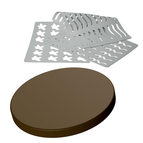 Silikonová forma na čokoládové dekorace, průměr 42 mm - CHASIL18 | MARTELLATO, CHASIL18