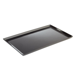 Černý tác z melaminu GN1/2, 30 mm | APS, Float