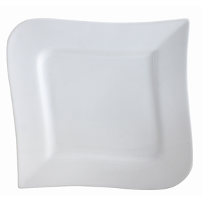 Porcelánový mělký talíř 24,5 x 24,5 cm | AMBITION, Fala