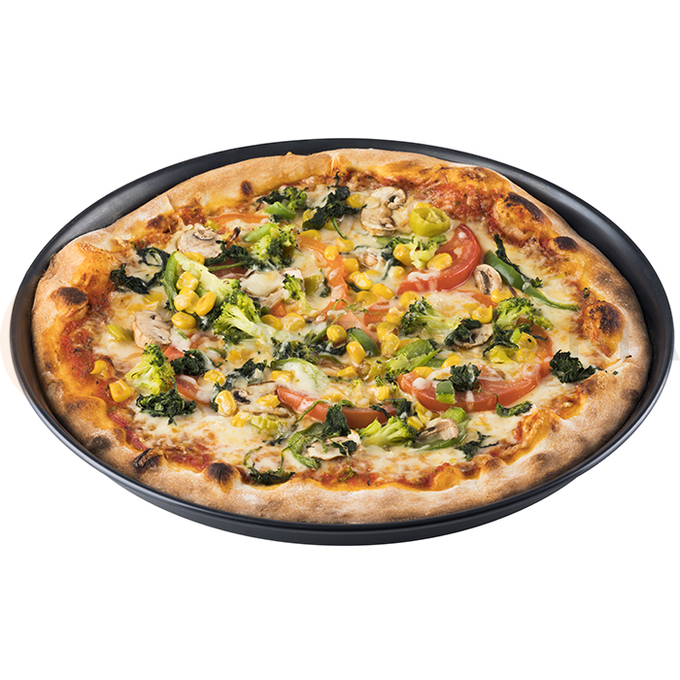Blacha stalowa do pizzy o średnicy 28 cm | APS, 73507