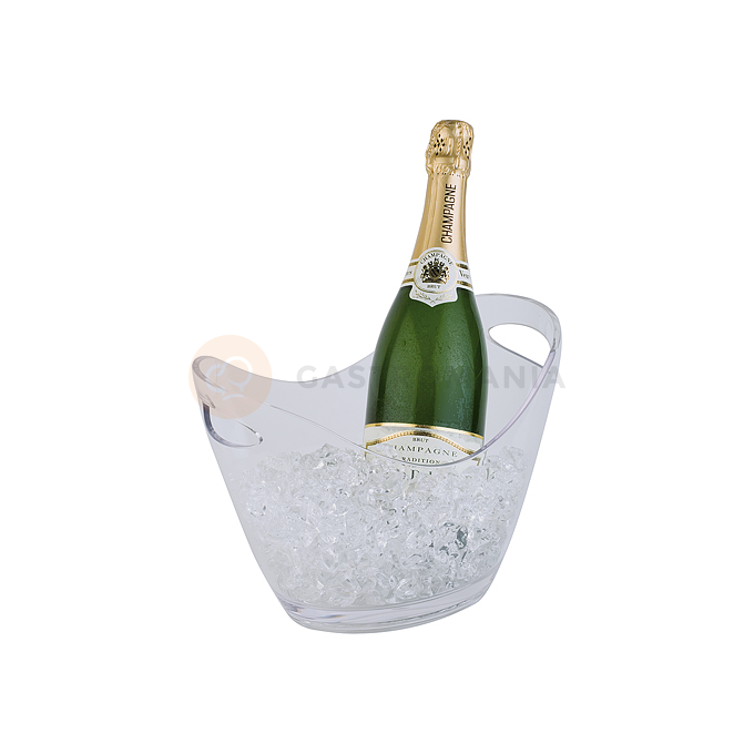 Nádoba na víno, šampaňské z plastu, průhledný 270x200x210 mm | APS, 36052