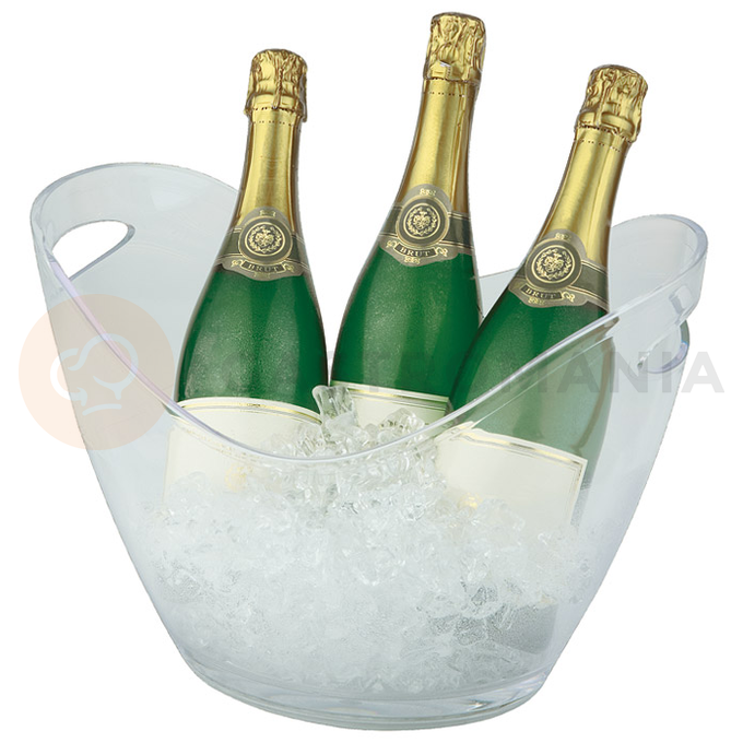 Nádoba na víno, šampaňské z plastu, průhledný 350x270x255 mm | APS, 36048