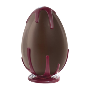 Termotvarovaná forma na čokoládová vejce 3D, 100x150 mm - 20U501 | MARTELLATO, Drip