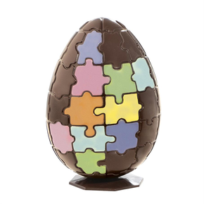 Termotvarovaná forma na čokoládová vejce 3D, 105x150 mm - 20U500 | MARTELLATO, Puzzle