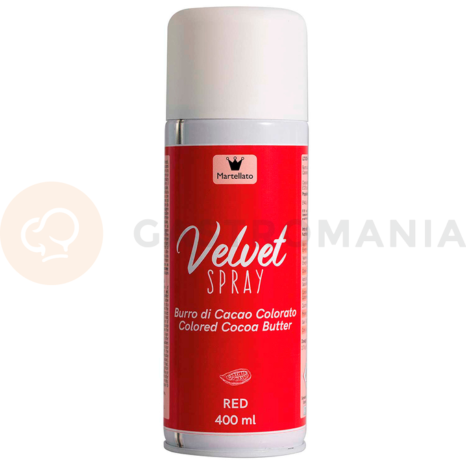 Samet ve spreji, červený, 400 ml - LCV208 | MARTELLATO, Velvet Spray