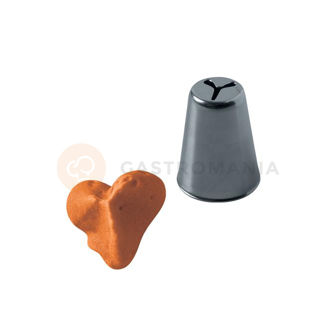 Zdobící špička - srdce - 30x40x20 mm - BX0252-1 | MARTELLATO, Fancy Piping Nozzles
