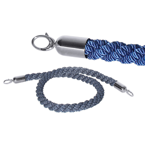 Provaz pletený 1500 mm k vymezovacímu sloupku, modrý | CONTACTO, 1604/754