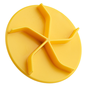 Razítko, značka na chléb ze žlutého plastu o průměru 80 mm | CONTACTO, 4084/084