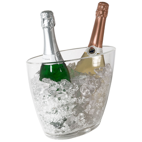 Akrylové vědro na šampaňské 280x170x235 mm, oválné | CONTACTO, 6767/280