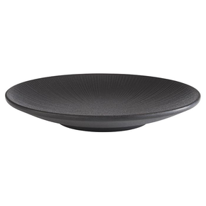 Černá melaminová mísa, průměr 21 cm | APS, Nero