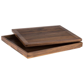 Dřevěná deska na krájení 35,4 x 32,5 cm | APS, 911