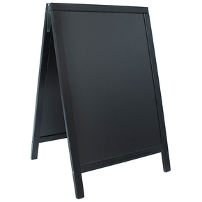Informační tabule dřevěná 550x850 mm, černá | CONTACTO, 7696/085