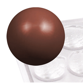 Polykarbonátová podložka na čokoládu, polokoule | CONTACTO, 6751/013