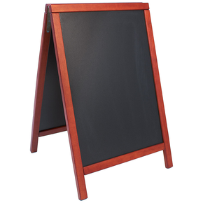 Tabule v dřevěném rámu v mahagonové barvě, 550x850 mm | CONTACTO, 7695/082