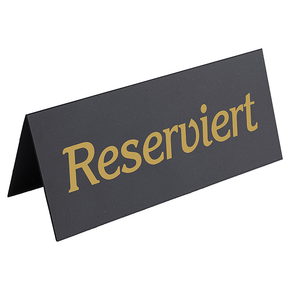 Tabulka &quot;Reserviert&quot; na stůl s rozměry 120x50 mm | CONTACTO, 6769/120