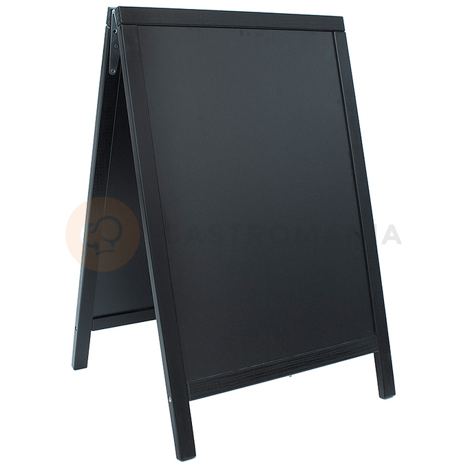 Informační tabule dřevěná 550x850 mm, černá | CONTACTO, 7696/085