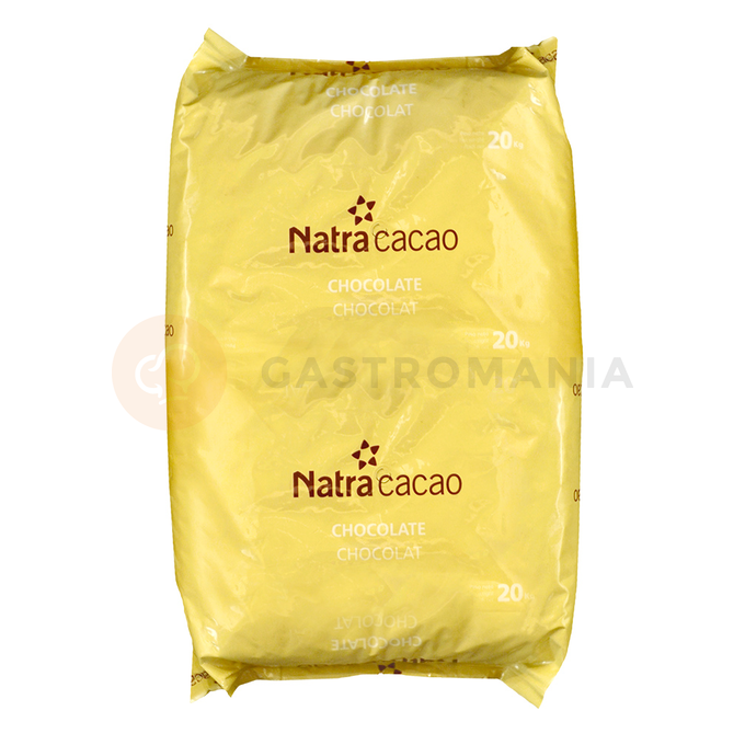Španělská bílá čokoláda 29,7 %, 20 kg balení, dropsy | NATRA CACAO, White