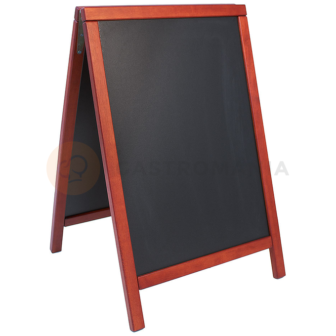 Tabule v dřevěném rámu v mahagonové barvě, 550x850 mm | CONTACTO, 7695/082