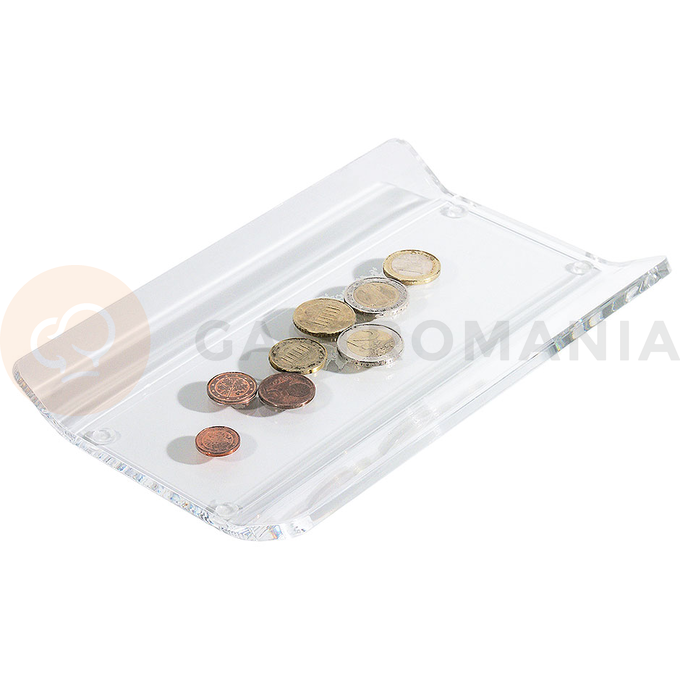 Tác na mince akrylový 220x150x20 mm | CONTACTO, 6775/220