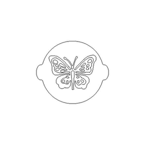 Plastová šablona na zdobení, motýl - ACC059 | SILIKOMART, 70.027.99.0060