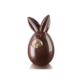 Sada termoformovaných forem na čokoládu, veselý zajíček 3D - 285x150x58 mm | SILIKOMART, Lucky Bunny
