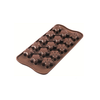 Forma na pralinky a čokoládky - zimní hvězdy, 15x 30x15 mm, 7 ml - SCG45 Winter Stars | SILIKOMART, EasyChoc 3D Choco