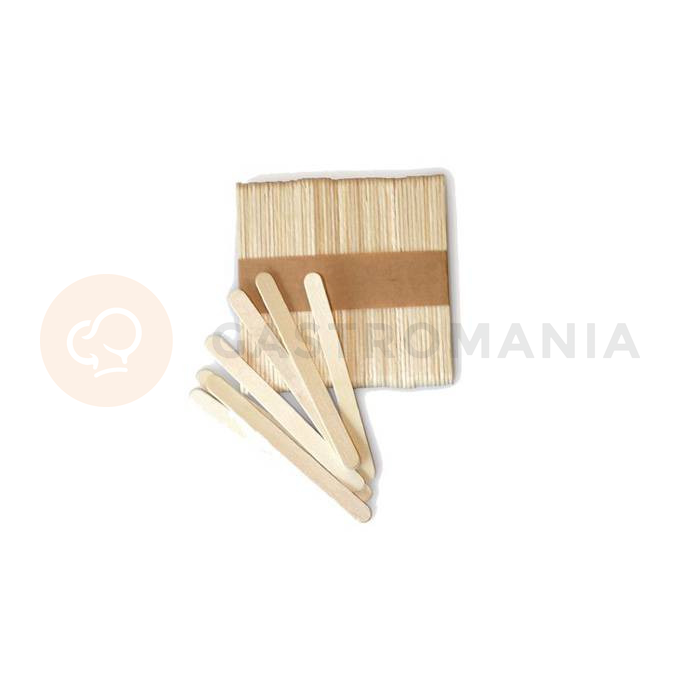 Dřevěné tyčky na nanuky 113x10x2 mm, 100 ks | SILIKOMART, 99.400.99.0002