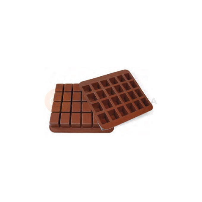 Forma na pralinky a čokoládky - toffee, 24x 9 ml - SMO11 TOFFEE | SILIKOMART, EasyChoc