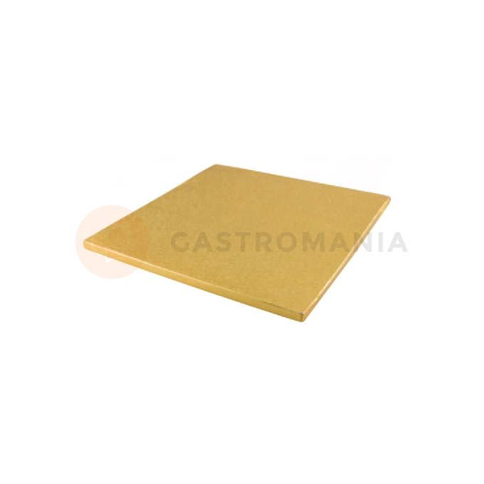 Podložka pod dorty a zákusky čtvercová zlatá - 45x45 cm | SILIKOMART, Cake Cardboard Drums Square