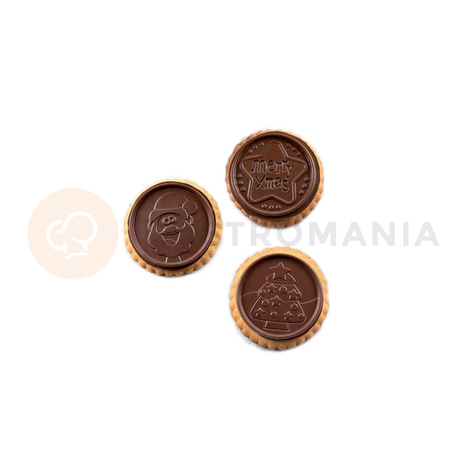 Sada na sušenky - Vánoce, ø57x5 mm - CKC02 Cookie Xmas Slim | SILIKOMART, EasyChoc