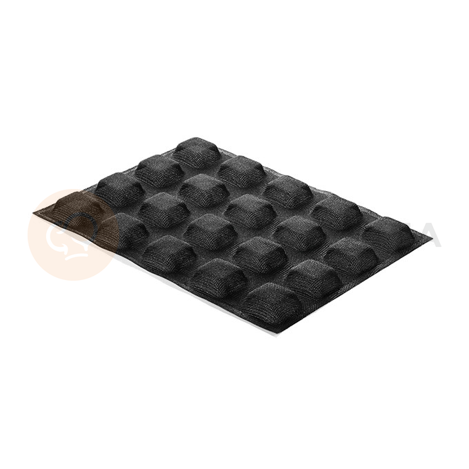 Silikonová forma na mini čtvercové zákusky, 20x 50x50x20 mm, 2 ks. | SILIKOMART, Air Plus 17 Square