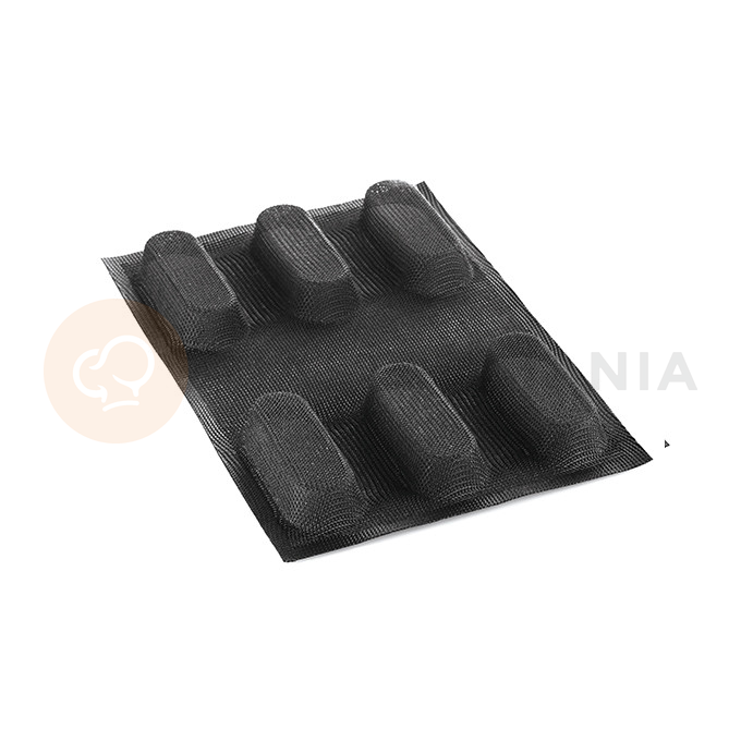 Silikonová forma na mini podlouhlé dorty, 6x 95x40x25 mm, 4 ks. | SILIKOMART, Air Plus 03 Mini Plumcake