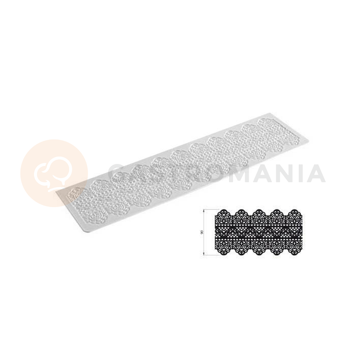 Silikonová podložka na krajky 65x400x1,8 mm | SILIKOMART, TRD06 Slim Dentelle