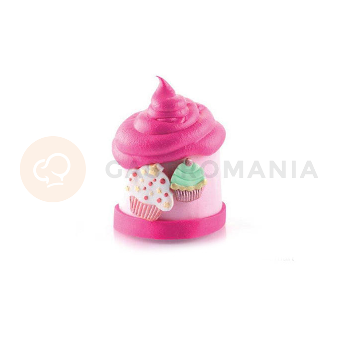 Vykrajovátka na těsto s razítkem ve tvaru košíčku, komplet 2 ks | SILIKOMART, TAG04 Cutter Cup Cakes