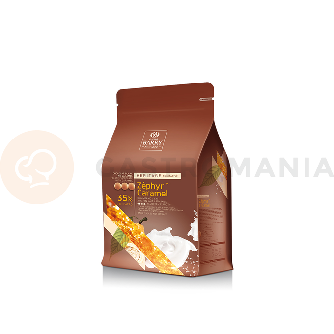 Bílá čokoláda s karamelem - kuvertura Zephyr Caramel&amp;#x2122; 35%, 5 kg balení | CACAO BARRY, CHK-N35ZECA-E4-U70