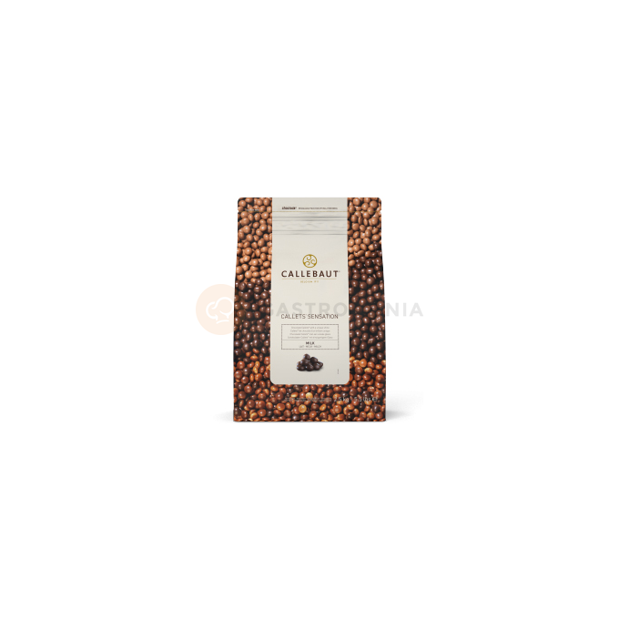 Čokoládové perličky z mléčné čokolády Callets&amp;#x2122; Sensation, 2,5 kg balení | CALLEBAUT, CHM-SC-823-E4-U70