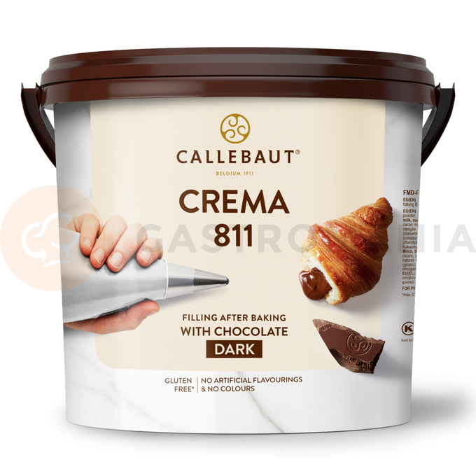 Krém na plnění, hořká čokoláda Crema 811, kbelík 5 kg | CALLEBAUT, FMD-P1336-651