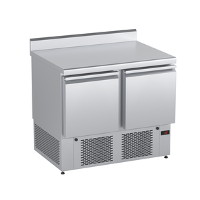 Chladicí stůl s agregátem a plnými dveřmi 950x600x850 mm | DORA METAL, DM-94044