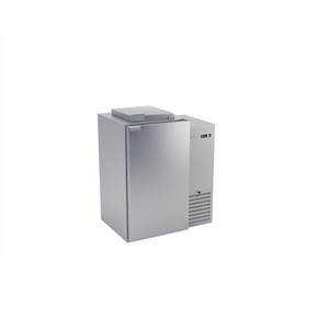 Chladnička na odpady z nerezové oceli s neizolovaným dnem a 1 komorou 240 l, 1080x866x1286 mm | DORA METAL, BLO-1240