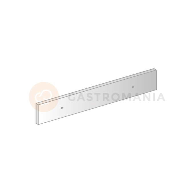 Nástěnná lišta z nerezové oceli 1600 mm | DORA METAL, DM-3509.4