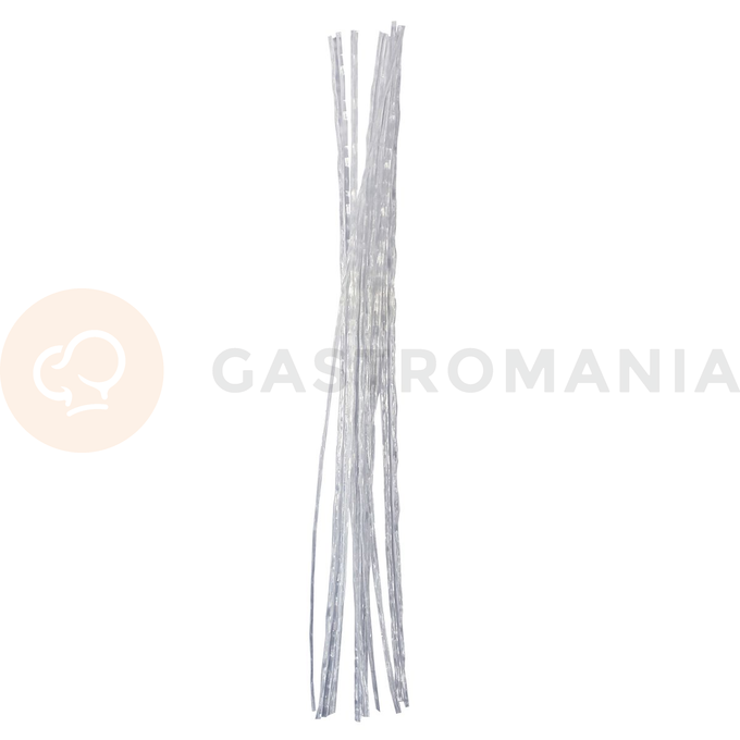 Plastové drátky pro tvorbu ozdob a stonků květin, 25 kusů délka 18 cm, bílé | PME, 1103PW