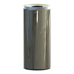 Odpadkový koš s vnitřní nádobou 45 l, 69x30 cm, nerezová ocel/leštěná | ALDA, Hotel Comfort