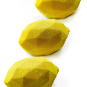 Silikonová forma na dezerty a monoporce, citron, 5x 150 ml, 100x380x60 mm | DINARA KASKO, Lemon