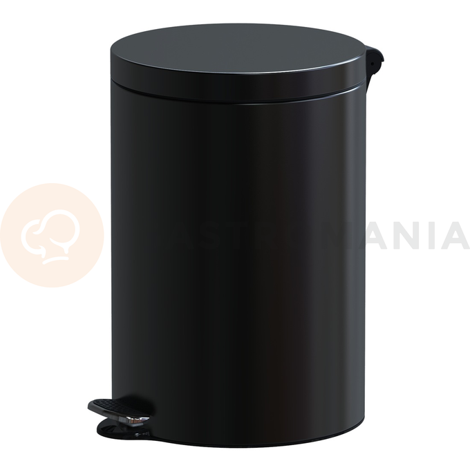 Pedálový odpadkový koš s nehořlavou příměsí 20 l, 45x30 cm, černý | ALDA, Freedom Fresh Hotel Safe