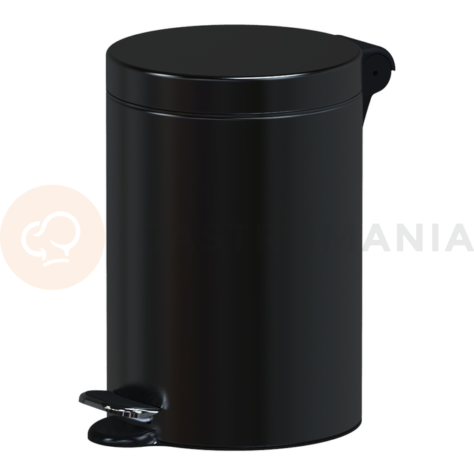 Pedálový odpadkový koš s nehořlavou příměsí 3 l, 26x17 cm, černý | ALDA, Freedom Fresh Hotel Safe