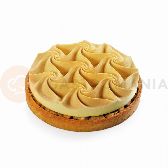 Silikonová forma k tvoření kulatých ozdob k dekorování dezertů a dortů, tesselation, 250 ml, 140 mm | DINARA KASKO, TART Tesselation