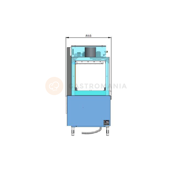 Zmywarka tunelowa koszowa 1800x800x1750 mm | RESTO QUALITY, 220L/R