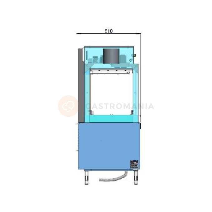 Zmywarka tunelowa koszowa 2550x800x1750 mm | RESTO QUALITY, 360L/R