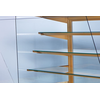 Cukrářská vitrína chladící, čelní sklo rovné, výklopné 1390x890x1460 mm | RAPA, C-A