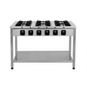 Kuchnia gazowa wolnostojąca 6 palnikowa, 42 kW, 1200x700x850 mm | RESTO QUALITY, RQ403575
